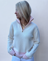 Zip Offwhite/lyserosa