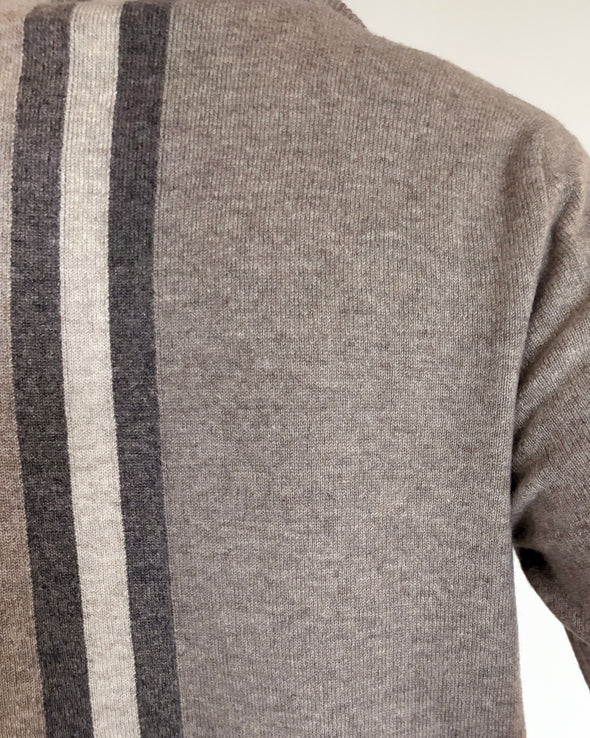 Christian half zip herre kashmir - sand/sandfarger