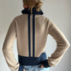 Cardigan Sand / navy