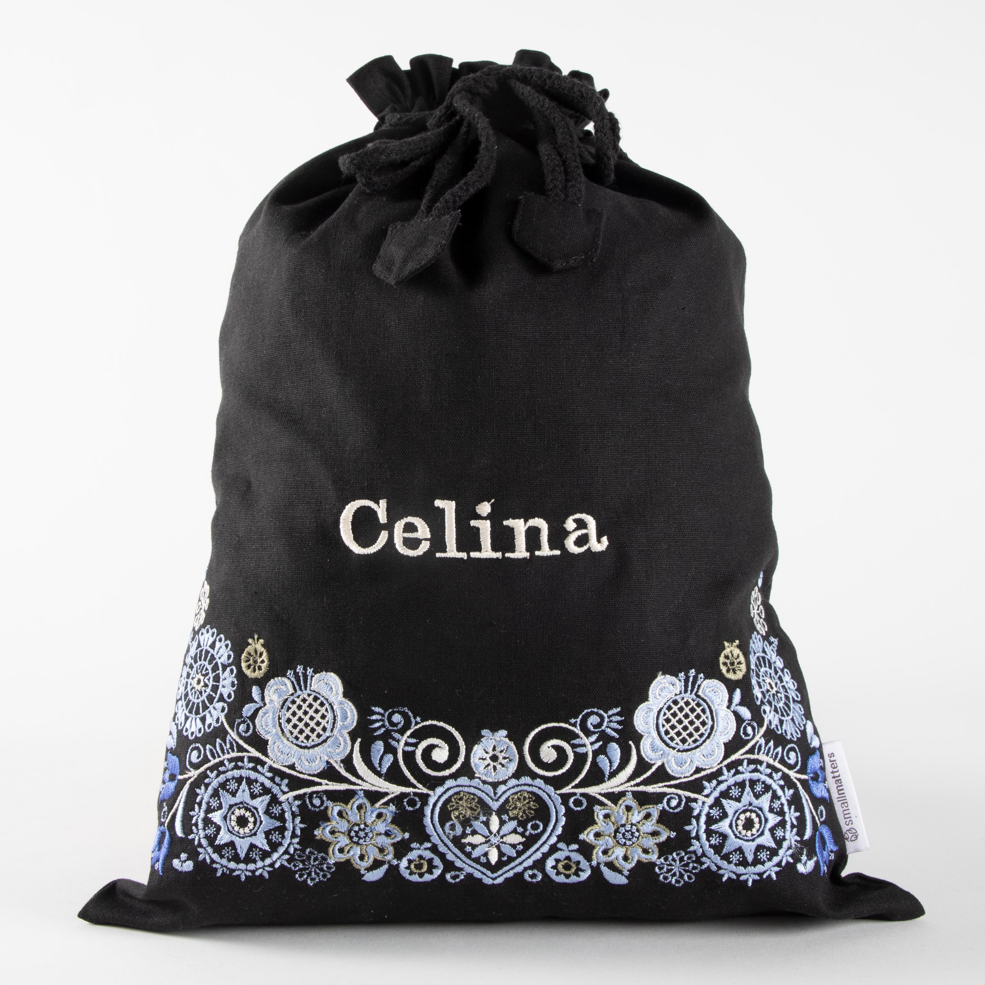 Skopose svart - blå/lyseblå