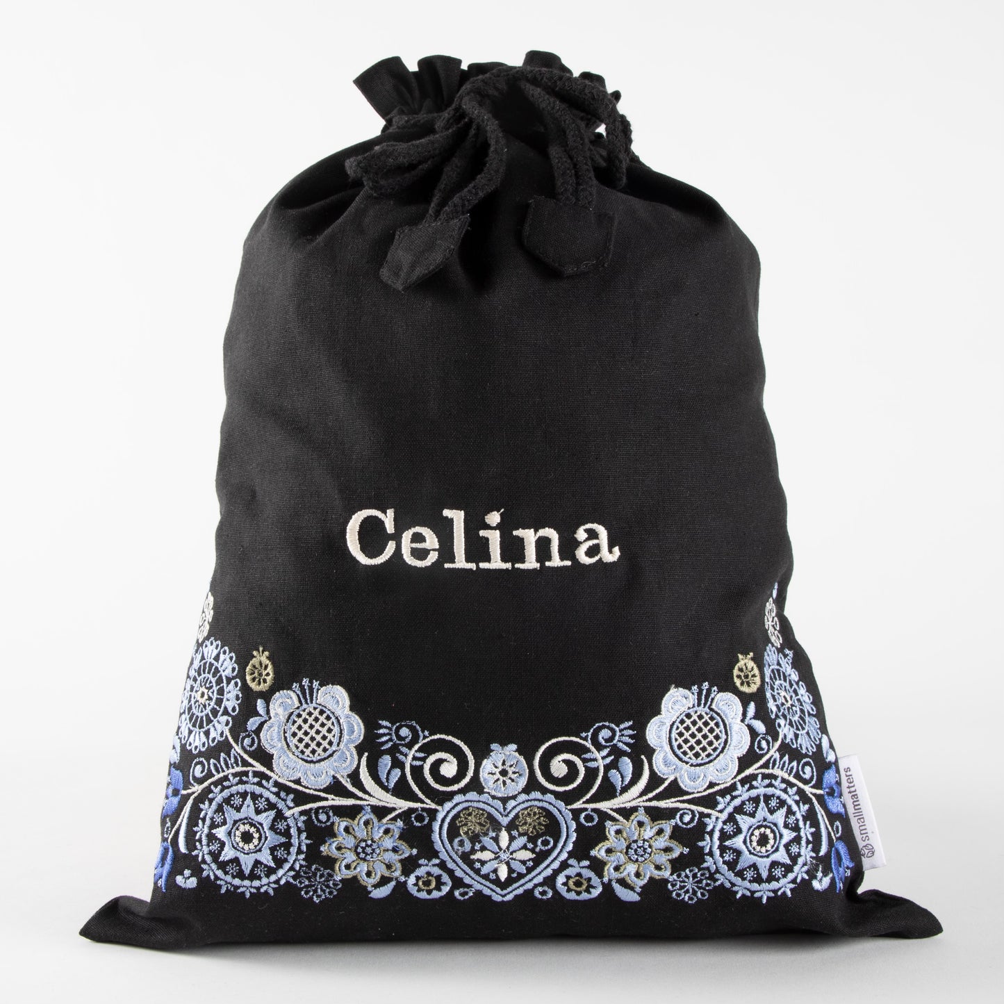 Skopose svart - blå/lyseblå