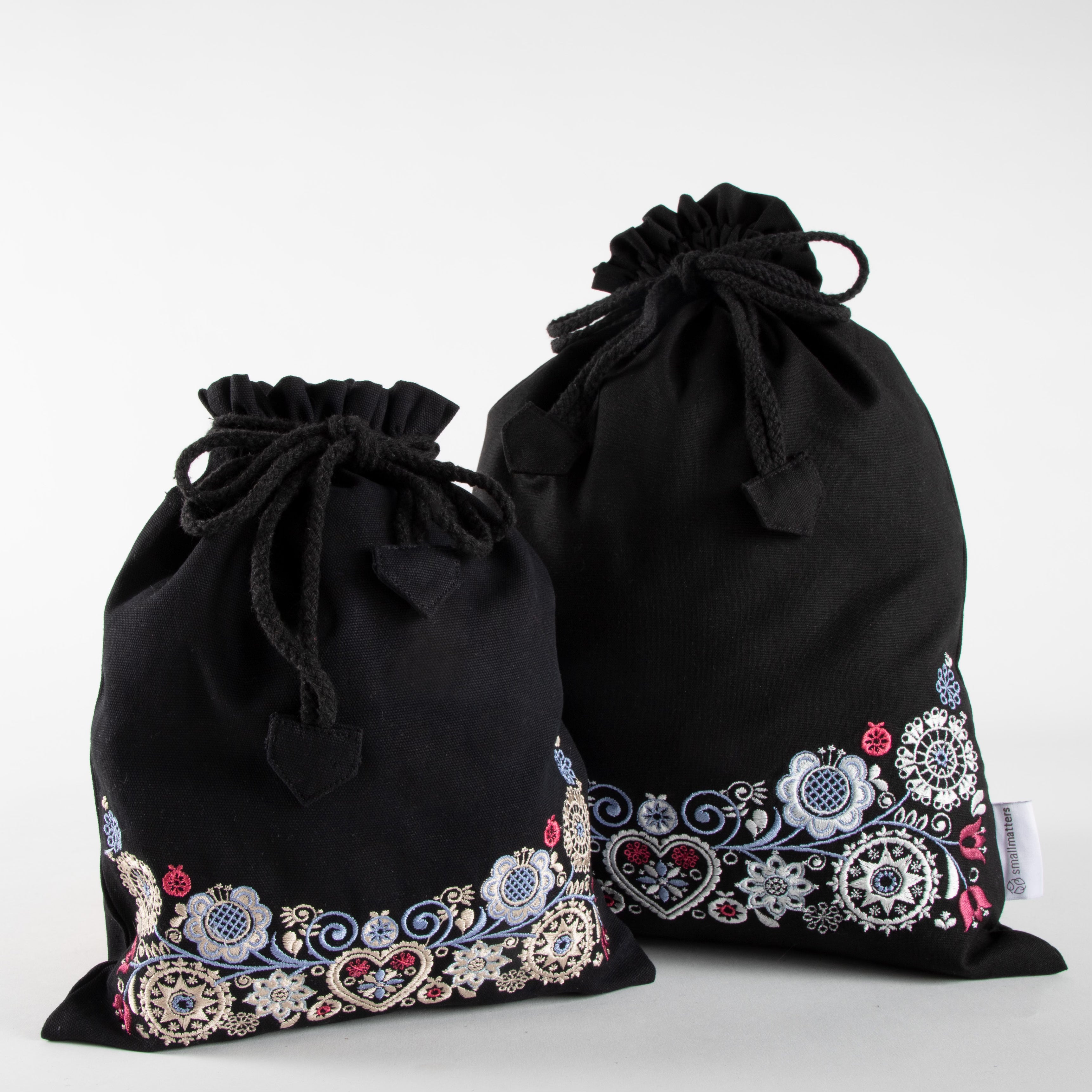 Posesett til sko og tilbehør svart - sand/pastell