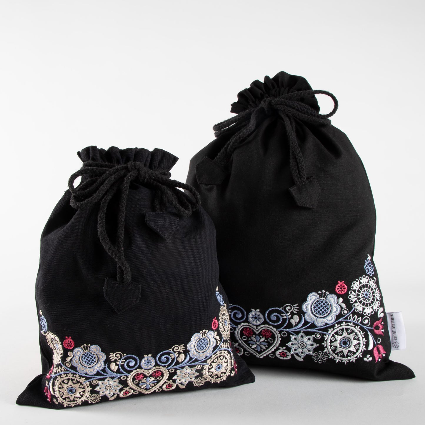 Posesett til sko og tilbehør svart - sand/pastell