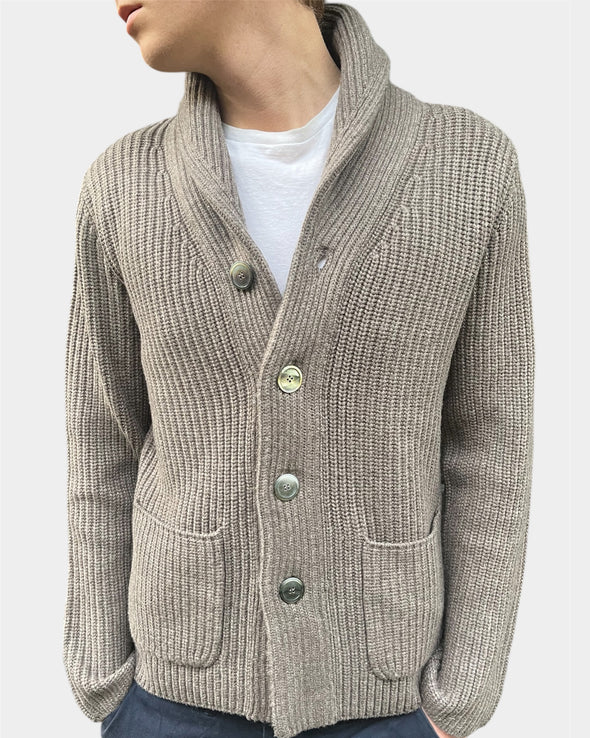 Martin Cardigan - Sand/sandtoner
