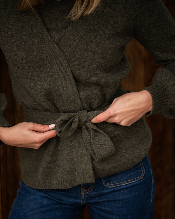 Spoonie Cardigan - Oliven