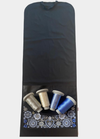 Bunadssett 3 poser i svart - blå/lyseblå