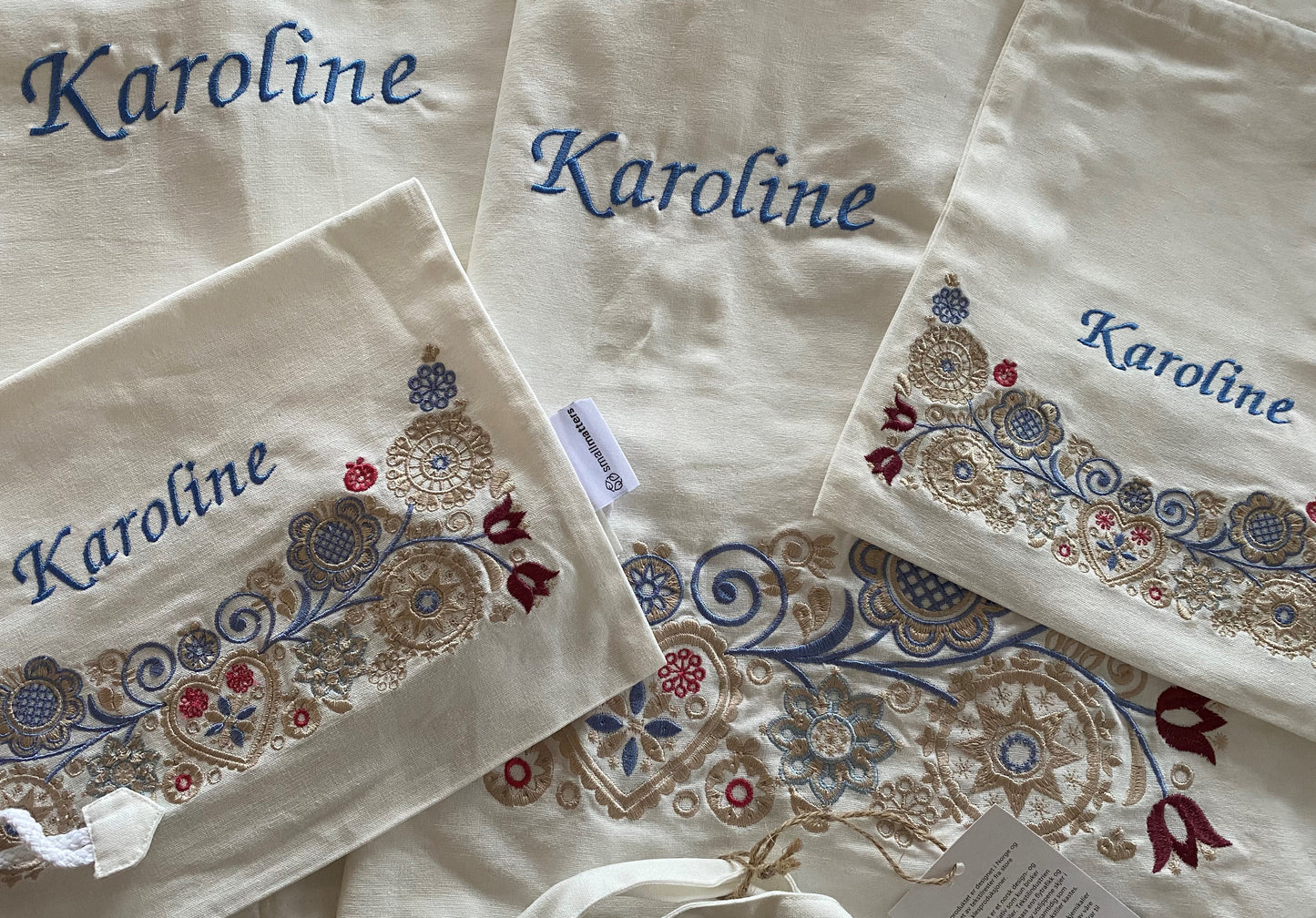 Klespose hvit - sand/pastell