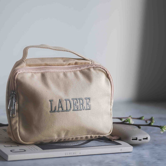 Pakkemappe kanvas Small - Sand