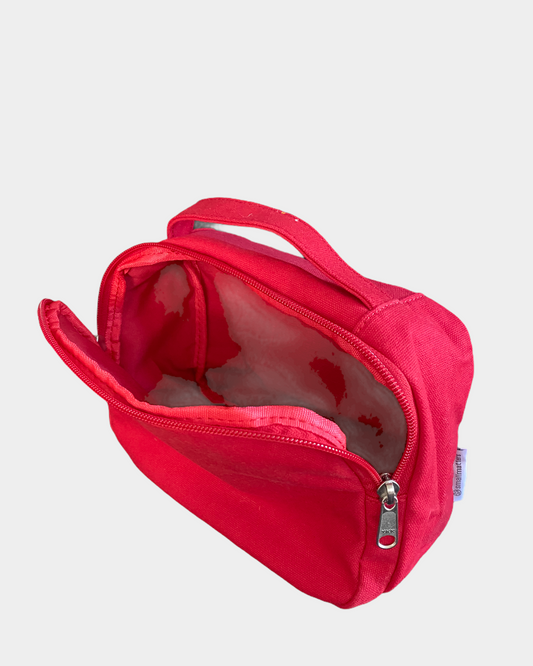 Pakkemappe kanvas Large - Rød