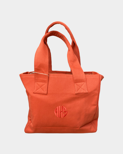 Skulderveske / Shopper kanvas medium - Oransje/rød