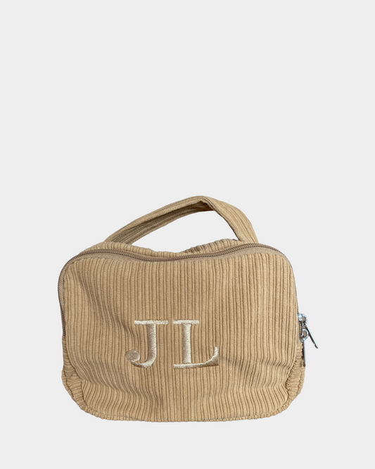 Pakkemappe cord Small - Sand