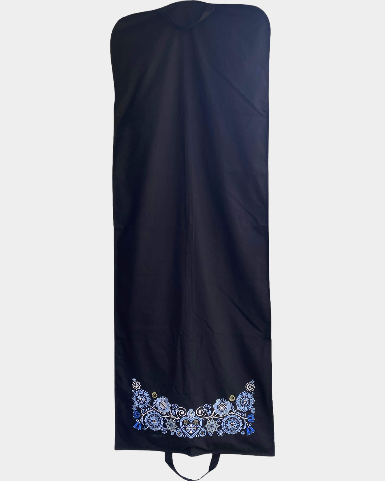 Bunadssett 3 poser i svart - blå/lyseblå