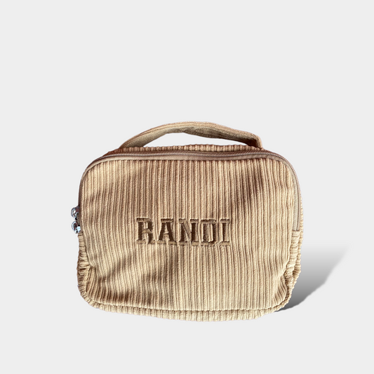 Pakkemappe cord Small - Sand