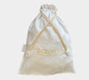 Brødpose - Off white med lys sand broderi