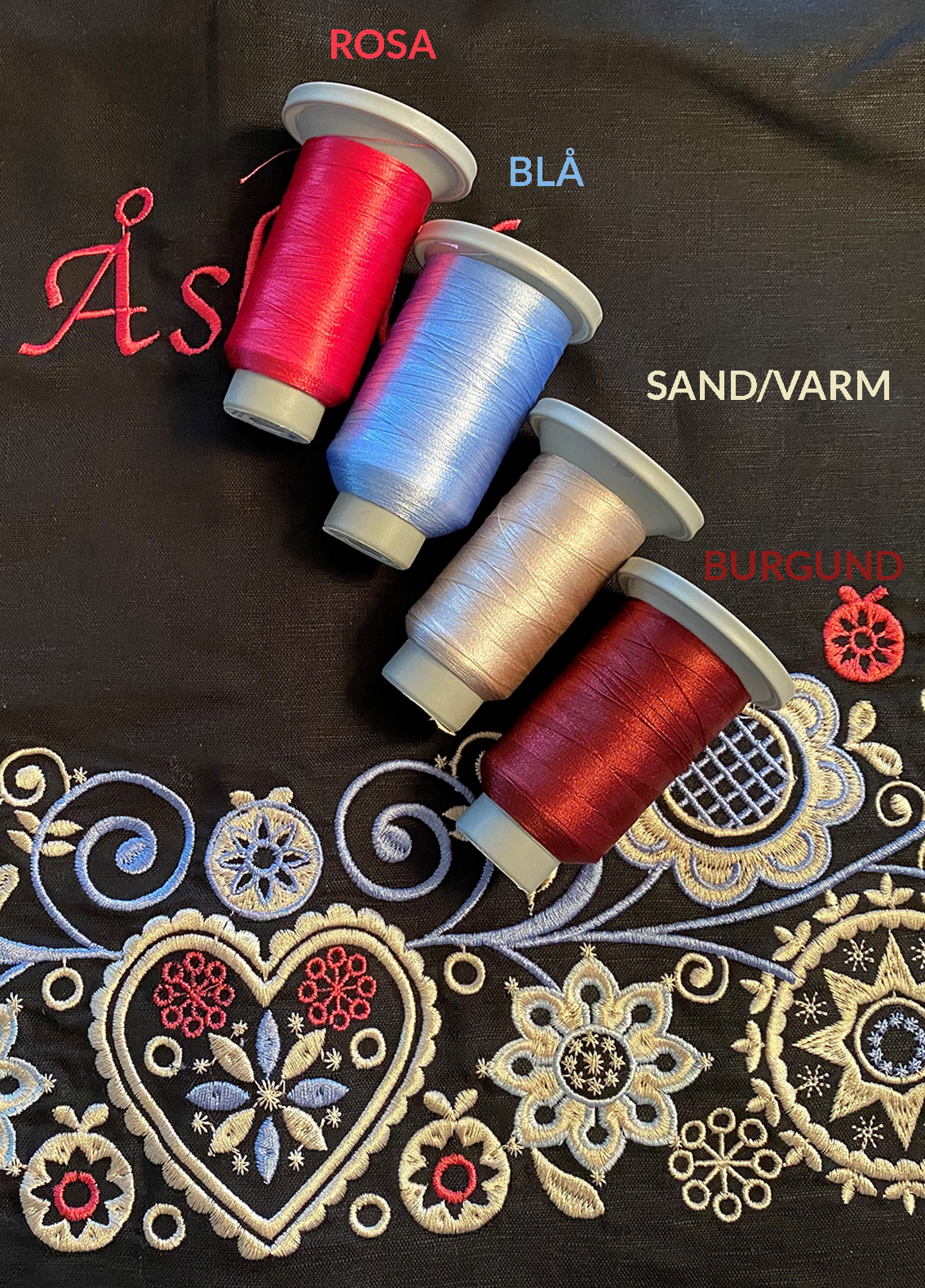 Posesett til sko og tilbehør svart - sand/pastell