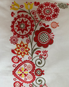 Skjortepose hvit - rød/grønn/gul