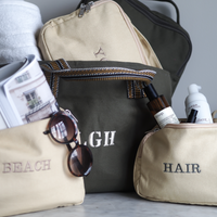 Pakkemappe kanvas Large - Sand