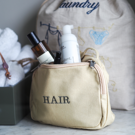 Pakkemappe kanvas Small - Sand