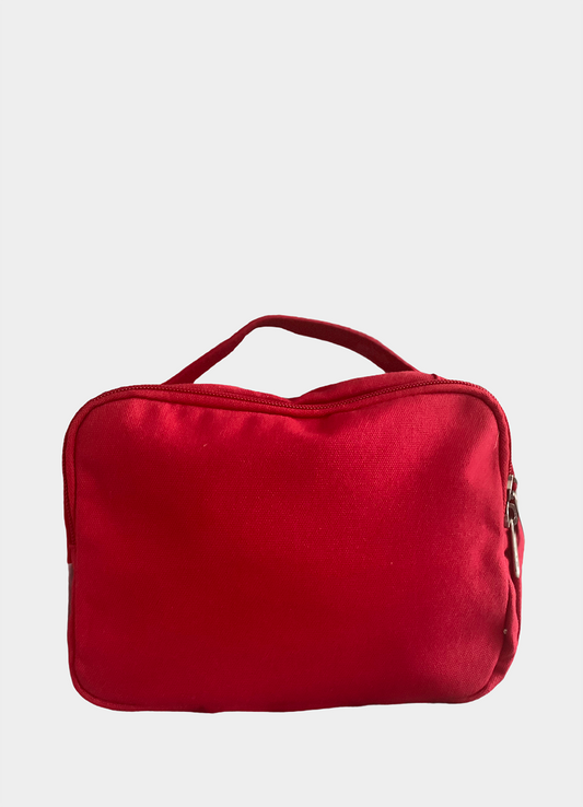 Pakkemappe kanvas Large - Rød